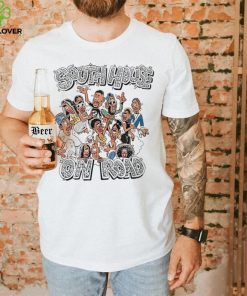 South house on road caricature shirt