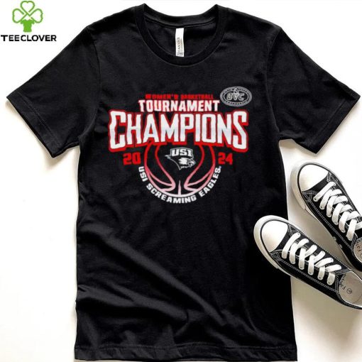 Southern Indiana Screaming Eagles 2024 OVC women’s basketball Conference Tournament Champions logo shirt