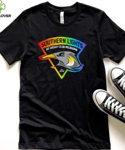 Southern Lights ice hockey club Melbourne 2019 logo shirt
