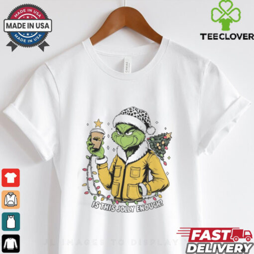 Southern Miss Golden Eagles x Santa Grinch Is This Jolly Enough Merry Christmas Shirt