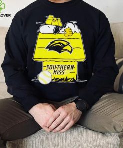 Southern Mississippi Golden Eagles Snoopy And Woodstock The Peanuts Baseball hoodie, sweater, longsleeve, shirt v-neck, t-shirt