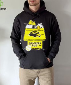 Southern Mississippi Golden Eagles Snoopy And Woodstock The Peanuts Baseball hoodie, sweater, longsleeve, shirt v-neck, t-shirt