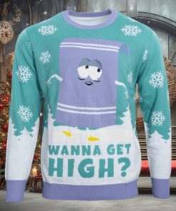 Southpark Towelie Red Eyes Ugly Christmas Sweater