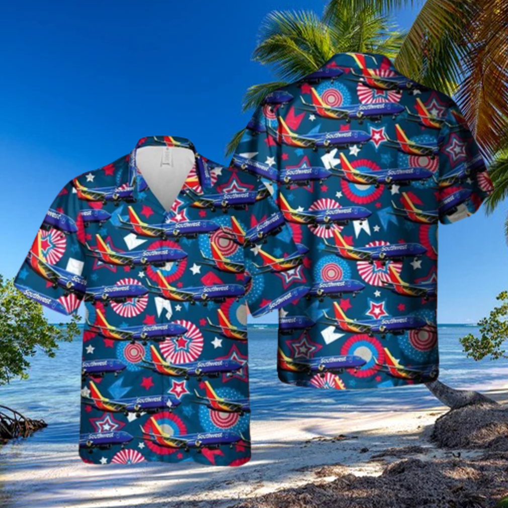 Southwest Airlines Boeing 737 800 Hawaiian Shirts Southwest Airlines Boeing 737 800 Hawaiian Shirts