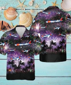 Southwest Airlines Colorado One Boeing 737 4th Of July Hawaiian Shirt