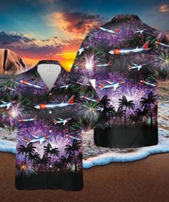Southwest Airlines Colorado One Boeing 737 4th Of July Hawaiian Shirt