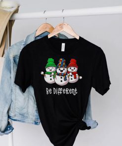 Sowmans Autism Be Different Merry Christmas shirt