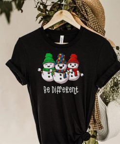 Sowmans Autism Be Different Merry Christmas shirt