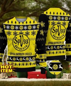 SpVgg Bayreuth 1921 e.V. 3D Christmas Ugly Christmas Sweater Christmas Gift Bundesliga Fans