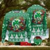 T Rex Santa Hat 3D Flappy Present Ugly Christmas Sweater