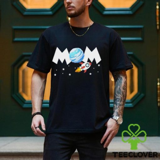 Space Family MOM Matching Shirts First Birthday Shirt Classic Hoodie