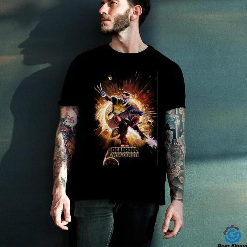 Space Gate And Deadpool & Wolverine Poster Long Sleeve T Shirt