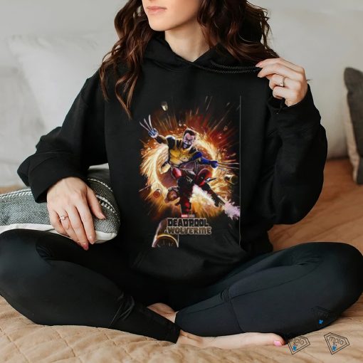 Space Gate And Deadpool & Wolverine Poster Long Sleeve T Shirt