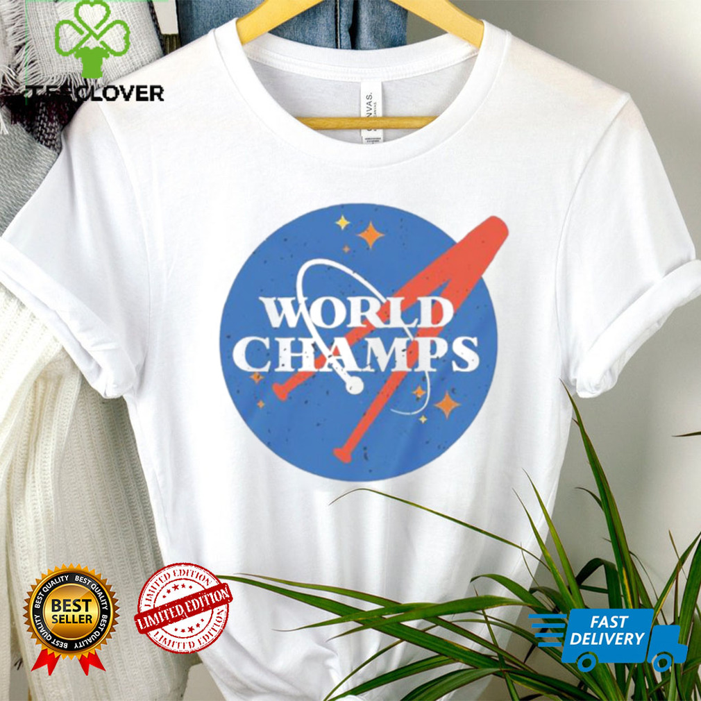 Space NASA Houston Astros World Champs shirt