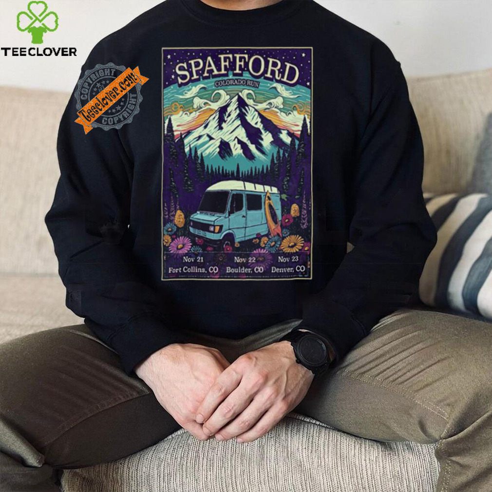 Spafford Colorado Run Show Nov 21 23 2024 Poster shirt Spafford Colorado Run Show Nov 21 23 2024 Poster shirt