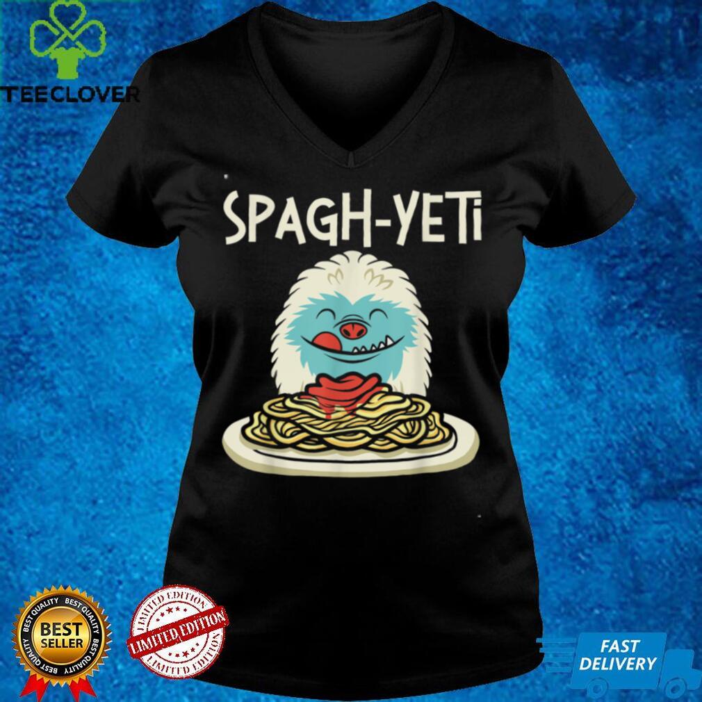 Spaghyeti Sasquatch Bigfoot Yeti T Shirt