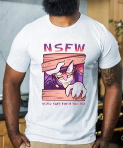 Spaicy Nsfw Never Safe From Waluigi Tee shirt