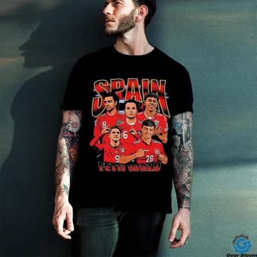 Spain Fetii World team cartoon shirt