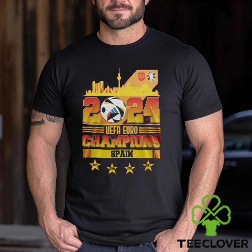 Spain National Football Club UEFA Euro 2024 T Shirt Spain National Football Club UEFA Euro 2024 T Shirt