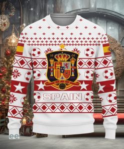 Spain National World Cup Soccer Team Qatar World Cup Champions Soccer Team Ugly Xmas Sweater