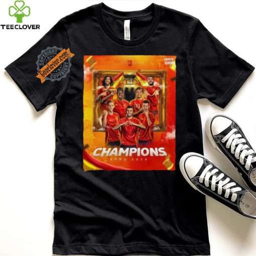 Spain Win 2 1 England 2024 Euro National Champions Shirt