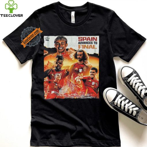 Spain advances to the uefa euro 2024 final shirt