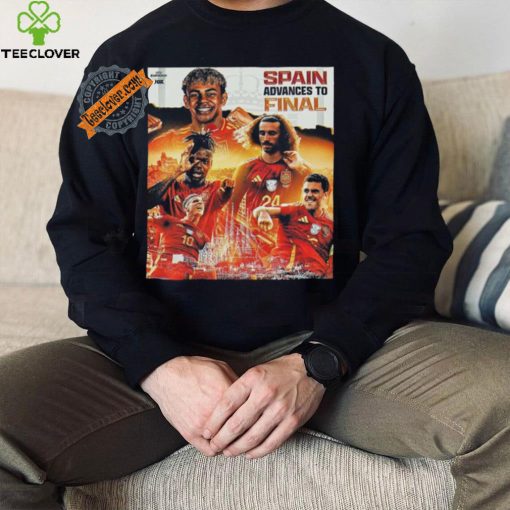 Spain advances to the uefa euro 2024 final shirt