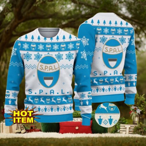 Spal 2013 Team Football Lega Serie A Ugly Christmas Sweater Christmas Gift