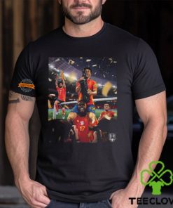 Spanish Football Win The Fist Country In History To Win The Euros Four Times UEFA Euro 2024 Classic T Shirt