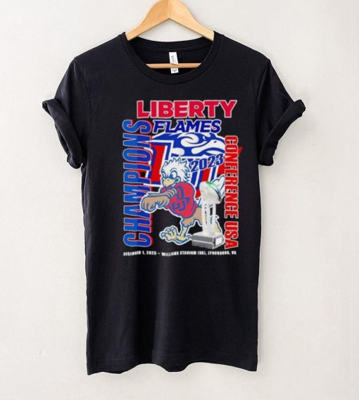 Sparky Liberty Flames 2023 Conference USA Champions hoodie, sweater, longsleeve, shirt v-neck, t-shirt