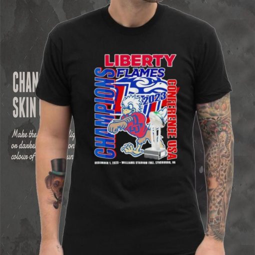 Sparky Liberty Flames 2023 Conference USA Champions hoodie, sweater, longsleeve, shirt v-neck, t-shirt