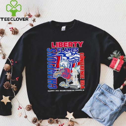 Sparky Liberty Flames 2023 Conference USA Champions hoodie, sweater, longsleeve, shirt v-neck, t-shirt