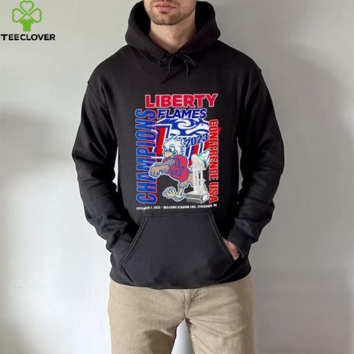 Sparky Liberty Flames 2023 Conference USA Champions hoodie, sweater, longsleeve, shirt v-neck, t-shirt