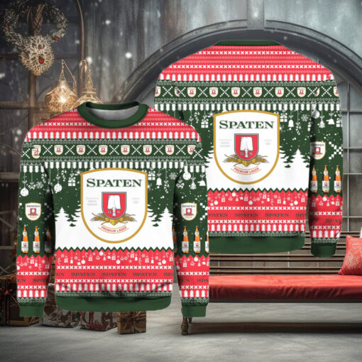 Spaten German Beer Ugly Christmas Sweater