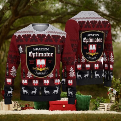 Spaten Optimator Beer Ugly Christmas Sweater