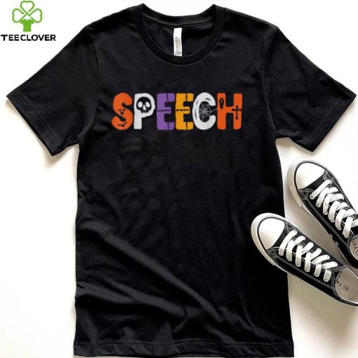 Speech Teacher Speech Therapy Halloween Outfit Costume SLP T Shirt