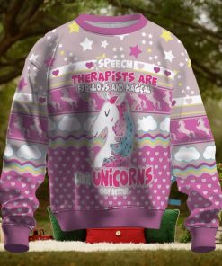 Speed Therapist Are Fabulous And Magical Ugly Christmas Sweater
