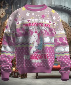 Speed Therapist Are Fabulous And Magical Ugly Christmas Sweater
