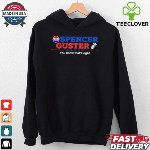 Spencer Guster you know that’s right election 2024 hoodie, sweater, longsleeve, shirt v-neck, t-shirt