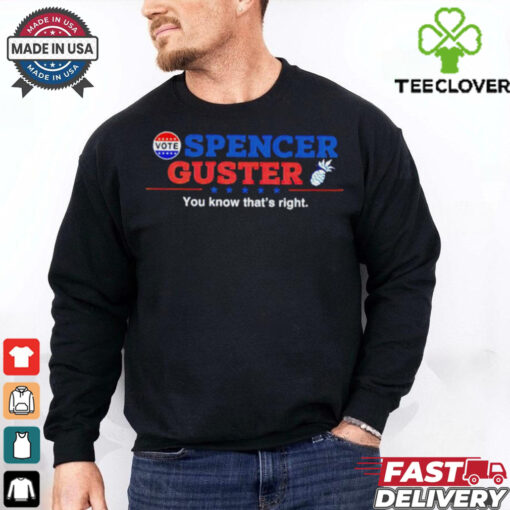 Spencer Guster you know that’s right election 2024 hoodie, sweater, longsleeve, shirt v-neck, t-shirt