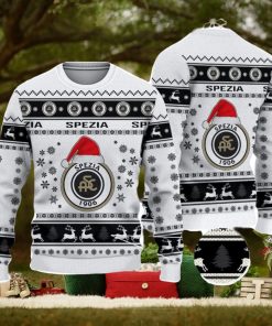 Spezia Calcio Ugly Christmas Sweater Ideal Gift For Fans
