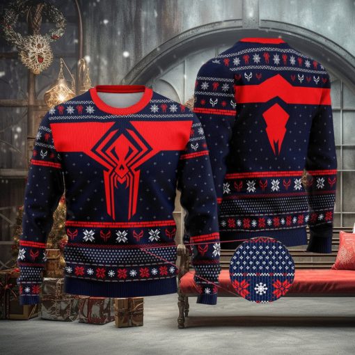 Spider Man 2099 Ugly Christmas Sweater Xmas Gifts Miguel O’Hara Shirt