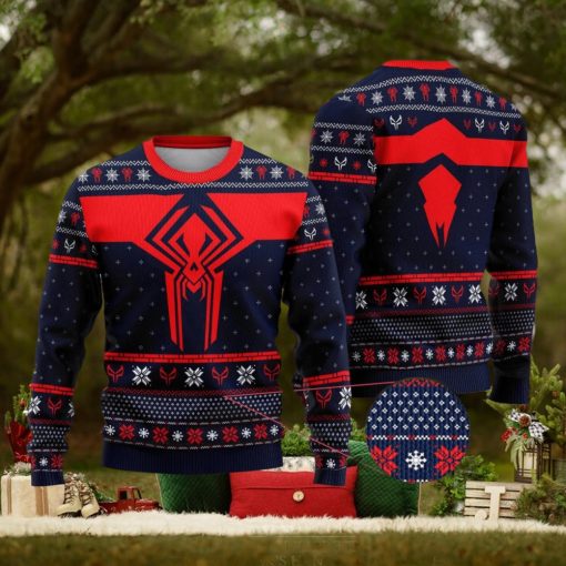 Spider Man 2099 Ugly Christmas Sweater Xmas Gifts Miguel O’Hara Shirt