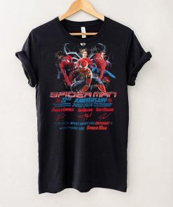 Spider Man 22nd Anniversary 2002 2024 Remember What Makes You Different Is What Make You Spider Man Signatures Shirt