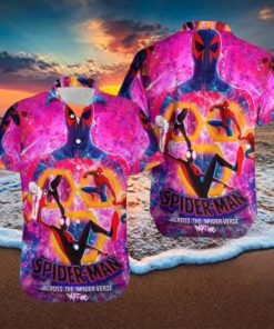 Spider Man Across The Spider Verse 2024 Summer Trend Fan Gifts Hawaiian Shirt