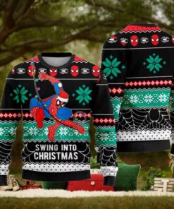 Spider Man Christmas Ugly Sweater, Spiderman Christmas Sweatshirt