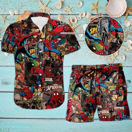 Spider Man Hawaiian Shirt Avengers Superhero Avengers Superhero