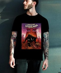 Spider Man Mad Engine Grave Graphic T Shirt