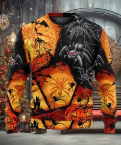 Spider Pumpkin Scary Ugly Christmas Sweater
