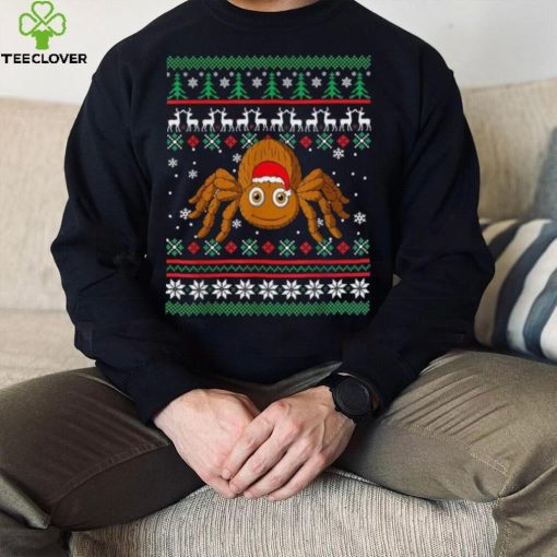Spider Santa Hat Funny Ugly Christmas Pajama Holiday Xmas Shirt